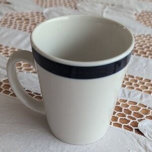 Classic White Mug with Black Rim